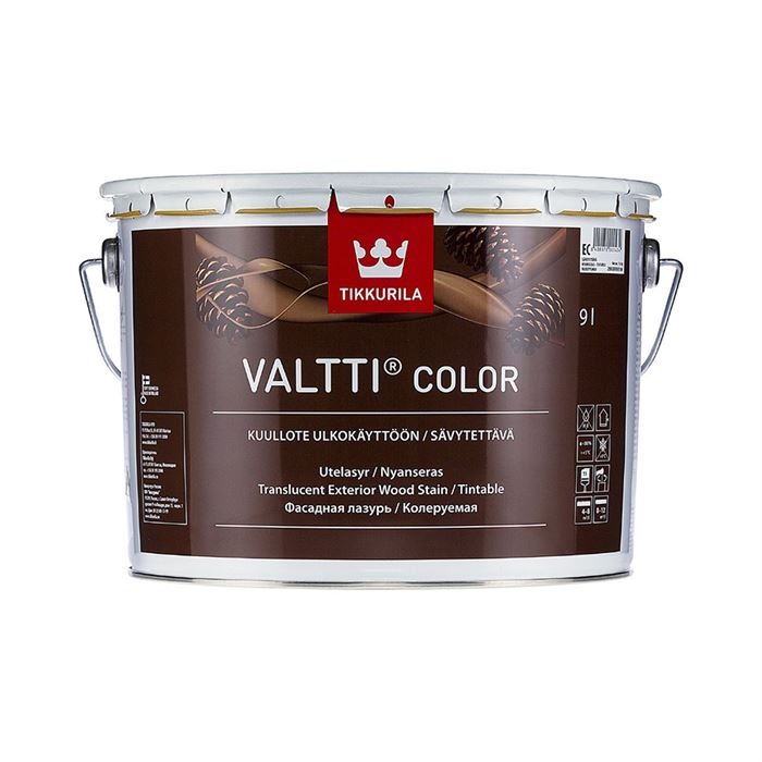 FARBY NA DREVO | LAZÚRY | Tikkurila Valtti Color polotransparentné ...